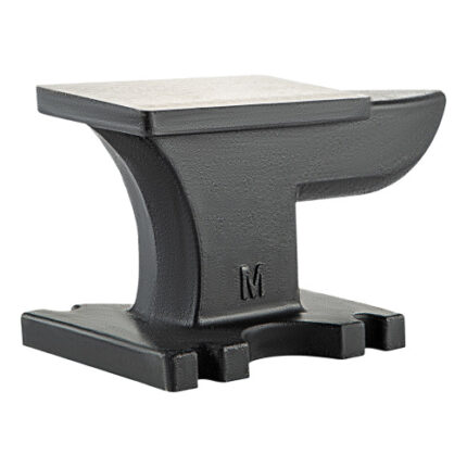 22Lbs Cast Iron Single-Horn Anvil - 6.7"x3.5" Compact Countertop Design, Rugged Round Horn & Stable Base for Blacksmithing: Bend, Shape, Twist, Forge, Rivet & Flatten Metals​