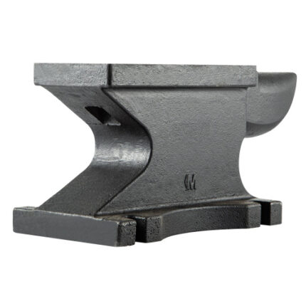 100Lbs Cast Iron Single-Horn Anvil - 10.5"x5" Stable Counterop Base with High - Hardness Rugged Round Horn for Blacksmithing: Metal Bending, Shaping, Twisting, Forging, Riveting & Flattening