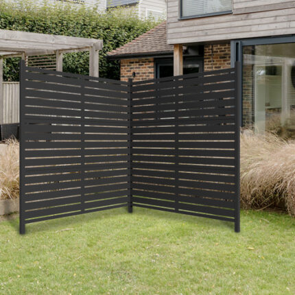 47x47 Inch Outdoor Privacy Screen Fence Panels | All-Weather No-Dig Kit for AC Units, Trash Cans & Pool Equipment | Easy Install & Multi-Purpose Security